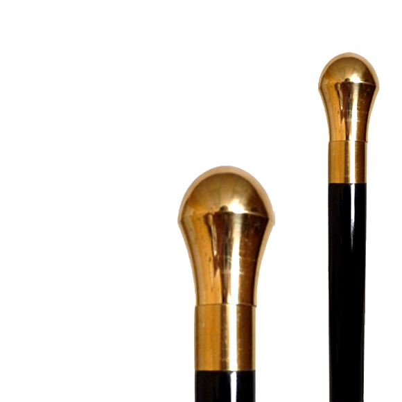 B-012 Oval Brass Stick/Original - Click Image to Close